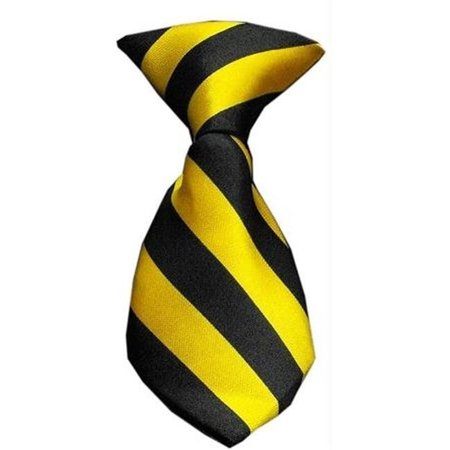 UNCONDITIONAL LOVE Dog Neck Tie Striped Yellow UN847672